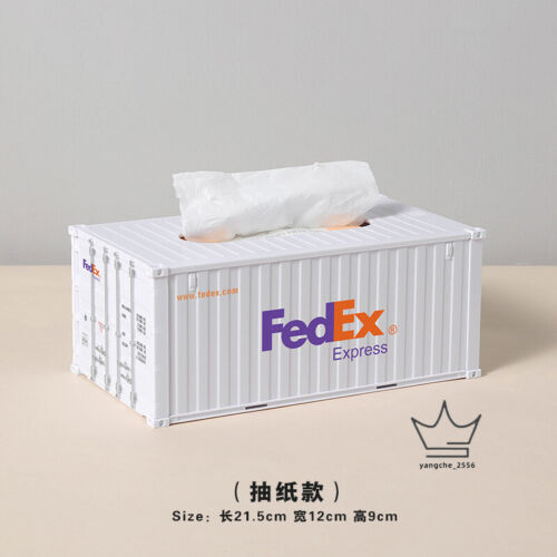 1:28 Industrial Shipping Container Tissue Box ABS Napkin Paper Container Kitchen - Picture 9 of 38