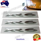 <!--F#f_0-->3pcs XR6 Badge Chrome - Side Skirt/Rear Door Badge for Ford Falcon BA BF FG AU<!--F/-->