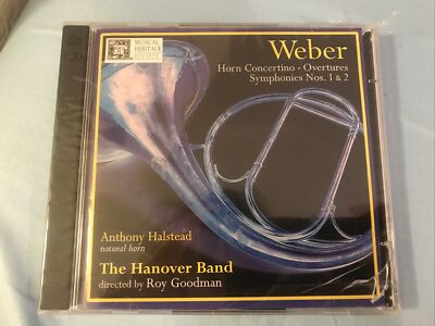 【中古】 ヴェーバー / Sym.1, 2, Overtures, Horn Concertino: Goodman / Hanover Band, Halstead(Hr) Weber Horn Concertino Overtures Nos 1 & 2, CD Hanover Band
