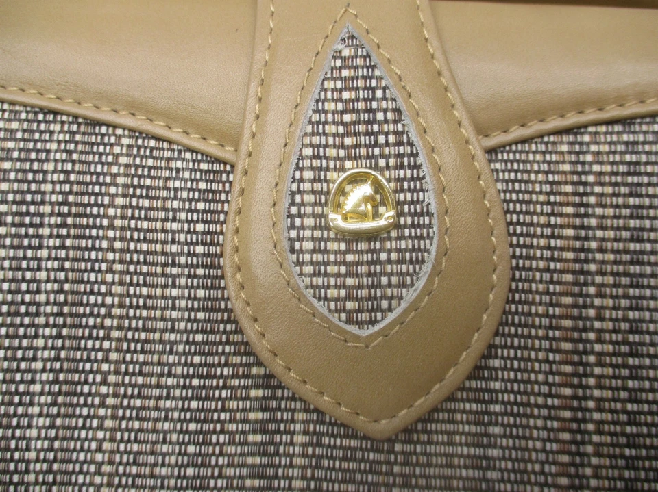 Bolso con correa de hombro vintage Pierre Balmain para mujer de cuero genuino pelo de caballo 8E Foto 3 de 4