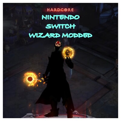 DIABLO 3 SWITCH HARDCORE FULLY MODDED WIZARD 2 SETS IN 1 PLUS 2 EXTRA ITEMS