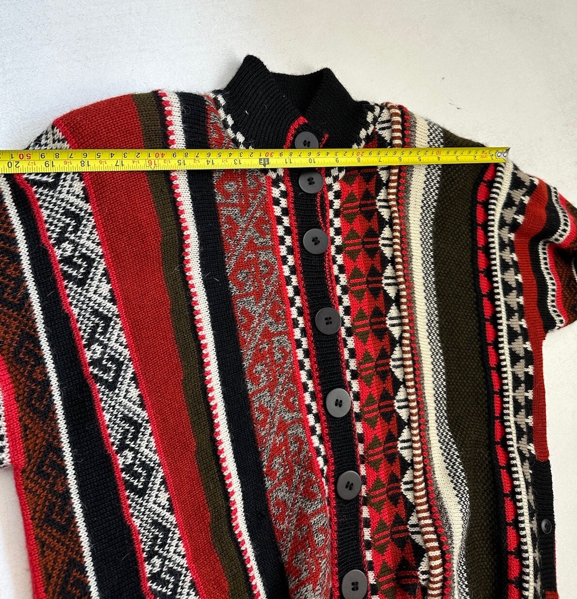 Peruvian Connection 100% Alpaca Button Sweater Si… - image 13