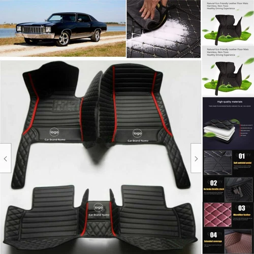 For Chevrolet Monte Carlo 2000-2025 Car Floor Mats Waterproof Custom PU Leather - Imagen 3 de 36