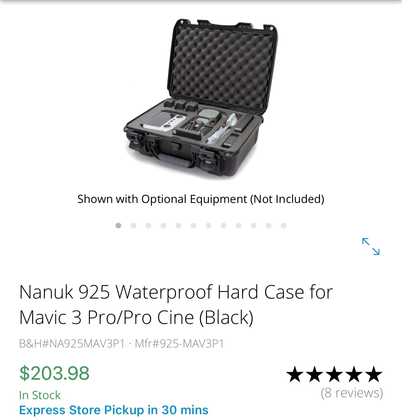 DJI Mavic 3 Pro Fly More Combo Camera Drone (with RC Remote) + Nanuk Hard Case-image