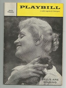  BELLS ARE RINGING - Judy Holliday Jan. 12, 1959 - Alvin Theatre PLAYBILL
