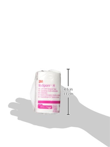 Cinta quirúrgica de tela suave Medipore H 3M 2864 4" x 10 yardas 3 m marca 2 rollos - Imagen 4 de 4