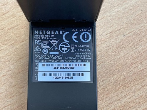Netgear A6210 WIFI USB Adapter Netgear 802.11ac Dual-Band USB 3.0 WiFi Adapter - Afbeelding 10 van 10
