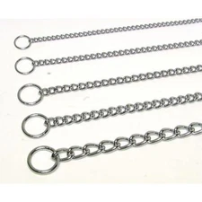 Heavy Choke Chain for Dogs - 3.0mm - 18" to 24" - maximum strength & durability