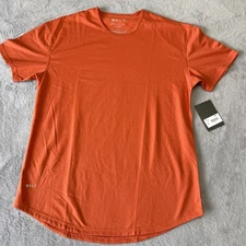 bylt drop cut shirt Mens xl Orange 