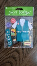 Jolee's  1 GIRL SCOUT UNIFORM 3D Scrapbook Stickers - New/Sealed