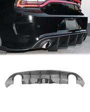 Rear Bumper Diffuser For Dodge Charger Srt 2015 2022 Non Widebody Carbon Fiber Rear Bumper Diffuser For Dodge Charger Srt 2015 2022 Non Widebody Carbon Fiber