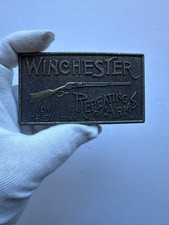 Vintage Winchester Repeating Arms Boss Belt Buckle