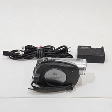Panasonic VDR-D210 DVD Camcorder  with Battery Cables Tested and Works Recorder