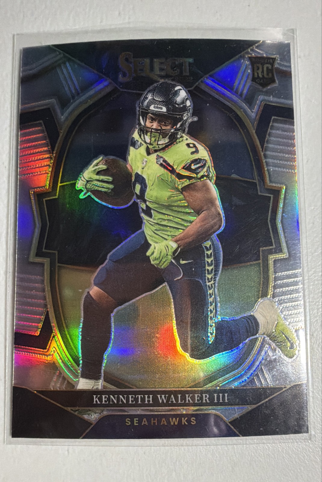2022 Panini Select - Concourse Kenneth Walker III #2 Silver Prizm (RC)