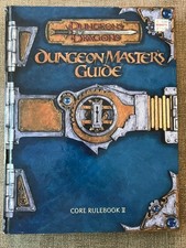Dungeons Dragons Dungeon Master Guide Core RulebookII 1st Print September 2000