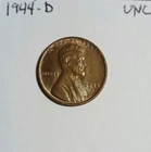 1944 D Lincoln Wheat Cent Penny  UNC Denver