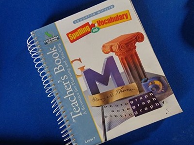 SPELLING AND VOCABULARY LEVEL 7 By Shane Templeton & Houghton Mifflin
