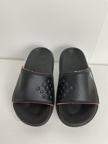 Sandalo Nike Jordan Play Slide GS nero rosso università bambini giovani 3,5 DN3596-060 - Foto 2 di 6