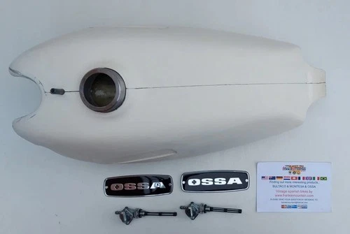 gas tank ossa phantom 74 75 76 reproduction petrol tank phantom as74 as75 as76