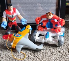 Fisher-Price Rescue Heroes Action Figures & Dolphin Vehicle