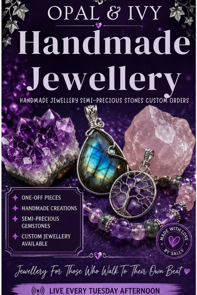 Handmade Jewellery Showcase - semi precious stones - unique - custom orders