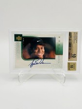 2001 Upper Deck Golf Player's Ink Tiger Woods RC Rookie BGS 10 Pristine 10 Auto