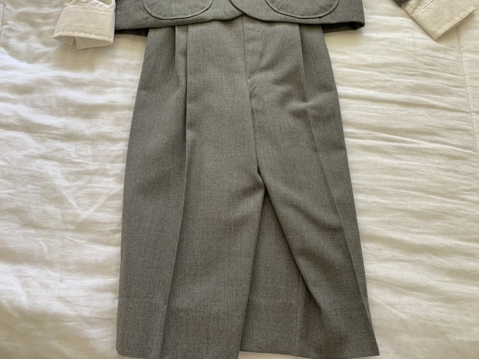 Baby Boy 5 Piece Formal / Wedding Suit. Grey. Size 2 - image 2 of 4