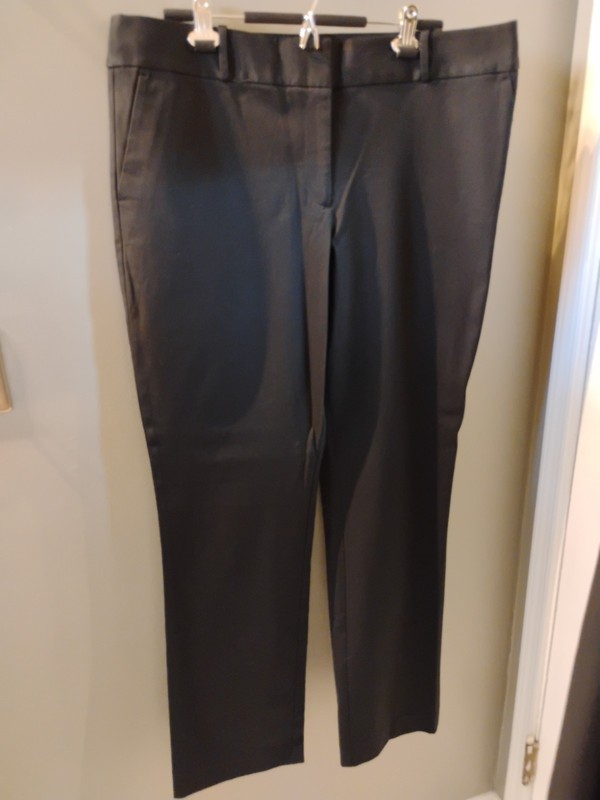 Ann Taylor LOFT Julie Straight Black Size 16 Tall Trouser Dress Pants