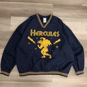Disney Hercules Pullover Sweater Windbreaker POCKETS Collectible Rare XL