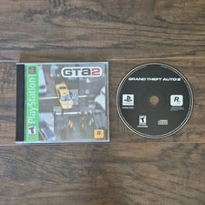 Rockstar Games Grand Theft Auto 2 (PlayStation 1) NTSC 1999 Manual & Case