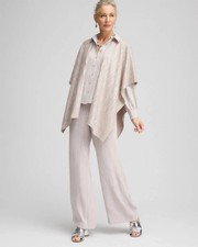 Cashmere Blend Sequin Ruana Wrap NWT Size L/XL