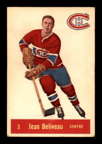 1957-58 Parkhurst Hockey Complete Set (50 cards) Beauty Mahovlich H. Richard RC