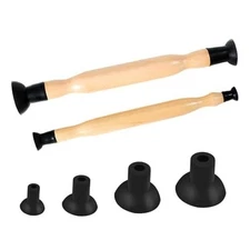 Valve Lapping Tool Valve Lapper Set with 4 Suction Plates for Vehicle Oil 