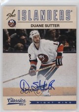 2012-13 Panini Classics Signatures Auto Duane Sutter #155 Auto o1m