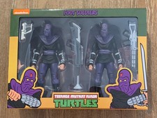 NECA Cartoon TMNT Foot Soldiers Figure 2 Pack NEW Target Exclusive