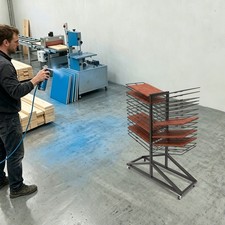 30 Tier Heavy Duty Iron Paint Drying Rack For Cabinet Doors And Spray Workshop