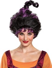 Mary Deluxe Wig Disney Hocus Pocus Fancy Dress Up Halloween Costume Accessory