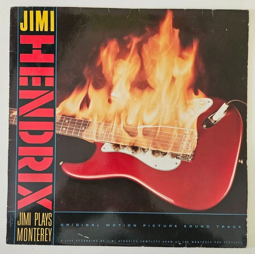 Jimi Hendrix Plays Monterey Vinyl 12" LP Album Polydor Records 827 990-1 VG/VG+