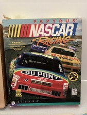 Sierra's Papyrus NASCAR Racing w/Bonus Tracks MS-DOS CD-ROM Big Box IBM-PC 1996