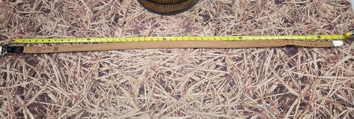 Cinturón vaquero negro pluma completa de cuero de avestruz para hombre talla 46 y hebilla occidental - Imagen 6 de 7