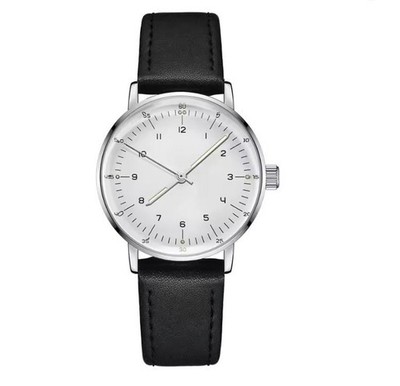 Mechanische Design-Armbanduhr klassisch Bauhaus minimalistisch