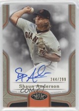 2020 Topps Tier One Break Out Auto 244/299 Shaun Anderson #BOA-SA Auto ni4