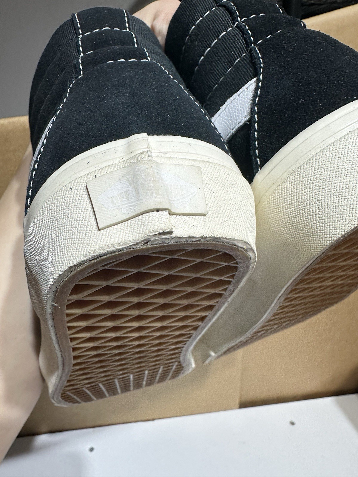 BRAND NEW FOG FEAR OF GOD VANS SK8-HI REISSUE BLACK CREAM US SIZE 8 MEN image 10