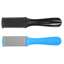 2PCS Stainless Steel Dual Sided Pedicure Foot File Skin Foot Clean Scraper