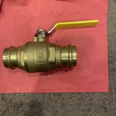 Webstone Nibco ProConnect Press 1 1/2  Brass Ball Valve NOS 81706W LEAD FREE