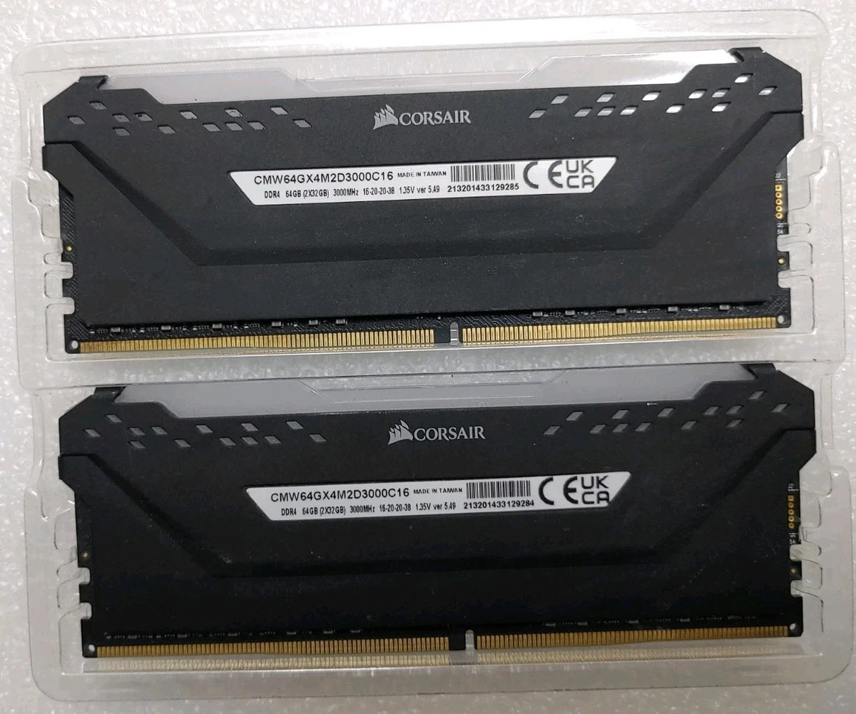 Corsair DDR4 SDRAM 64 GB Total Capacity Memory (RAM) for sale - eBay