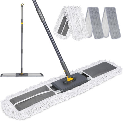 36'' Commercial Dust Mops for Floor Cleaning, Masthome Professional Industrial Mo