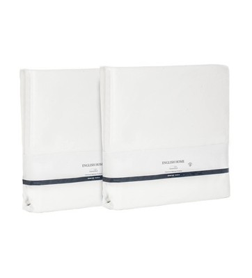 ENGLISH HOME 2er Pack wasserdichter Matratzenschoner, atmungsaktiv einzeln, weiß 