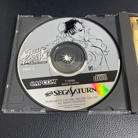 Street Fighter Collection Sega Saturn SS "good" Japan Used