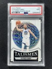 2024-25 Panini Prizm Stephen Curry #20 Talismen White Wave Color Match /20 PSA 9